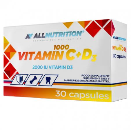 Allnutrition Vitamin C 1000 + D3 - Витамин C + D