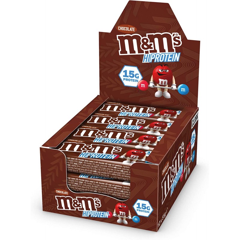 Mars Protein M&M`s Hi Protein Bar - Chocolate - Протеинов Бар