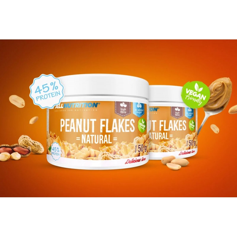 Allnutrition Peanut Flakes - Фъстъчен Крем