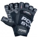 Power System Wrist Wrap Weightlifting Gloves Power Grip - Black - Фитнес Ръкавици