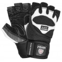 Power System Wrist Wrap Weightlifting Gloves Raw Power - White - Black - Фитнес Ръкавици