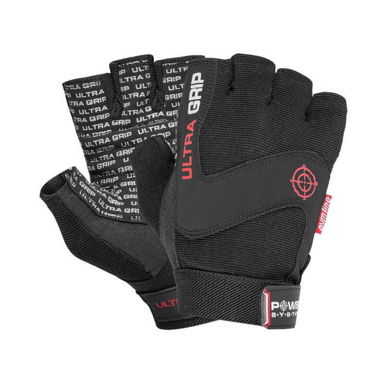 Power System Weightlifting Gloves Ultra Grip - Black - Фитнес Ръкавици