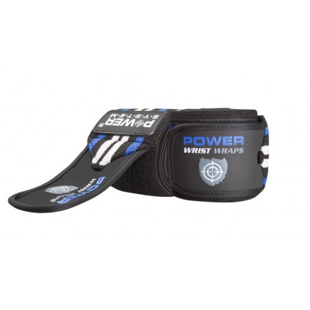 Power System Weightlifting Wrist Wraps - Blue - Накитници