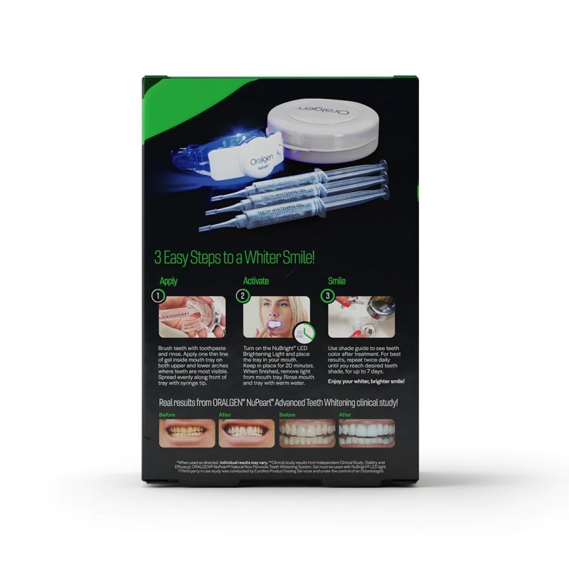Oralgen NuPearl 32x Advanced Teeth Whitening System - Система за избелване на зъби
