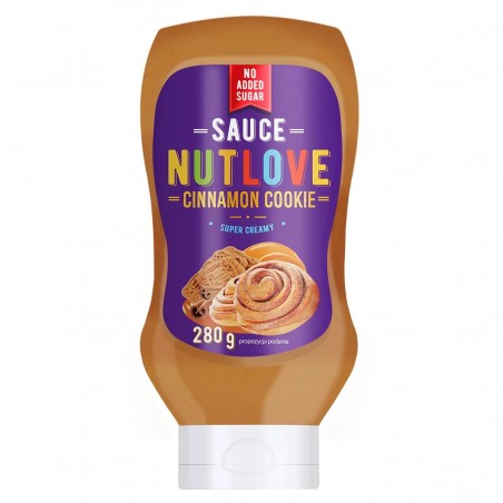 Allnutrition NutLove Sauce - Cinnamon Cookie Super Creamy - Диетичен Сироп