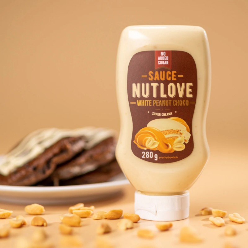 Allnutrition NutLove Sauce - White Peanut Chocolate - Диетичен Сироп