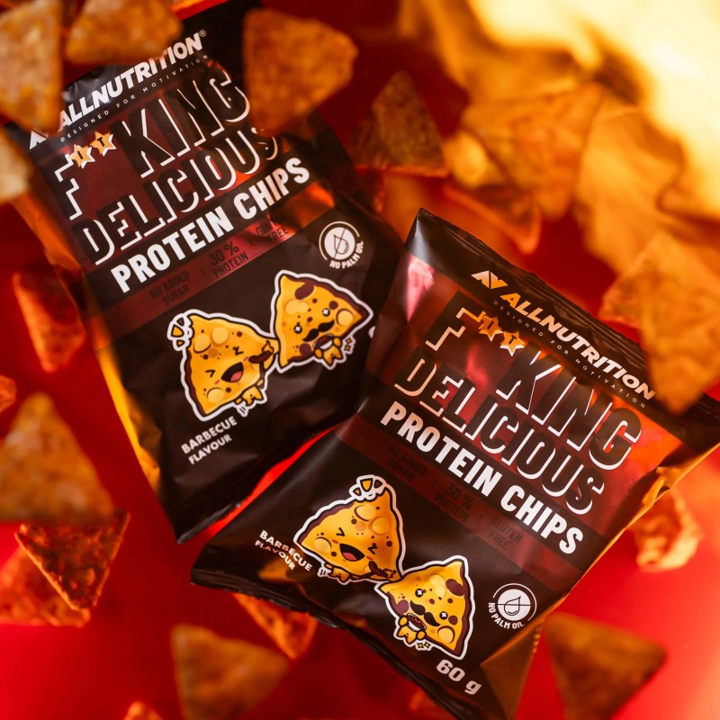 AllNutrition F**King Delicious Protein Chips BBQ - Протеинов Чипс