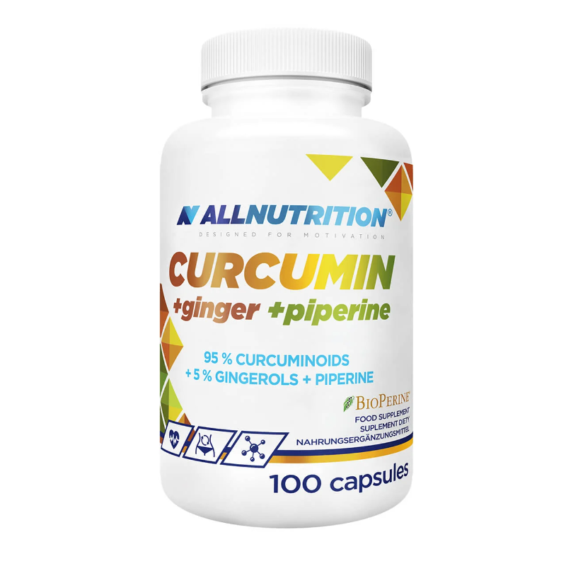 Allnutrition Curcumin + Ginger + Piperine - Куркума + Джинджифил + Пиперин