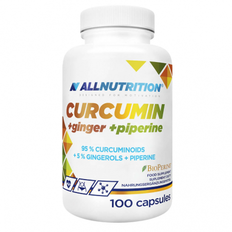 Allnutrition Curcumin + Ginger + Piperine - Куркума + Джинджифил + Пиперин
