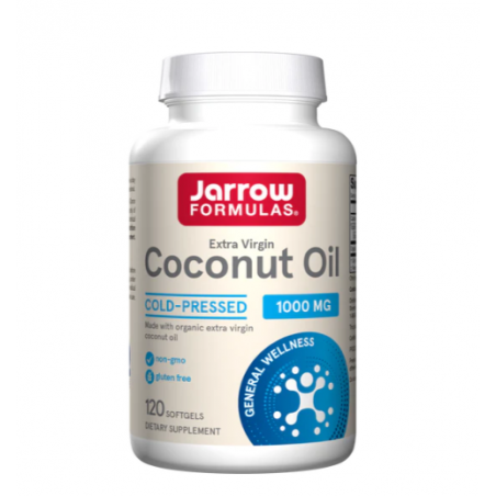 Jarrow Formulas Coconut Oil 1000mg Extra Virgin - Екстракт от Кокосово Масло