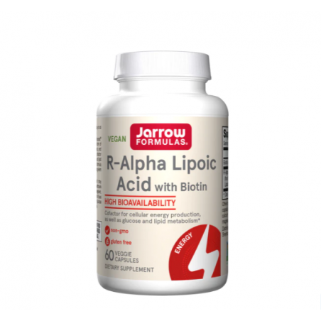Jarrow Formulas R-Alpha Lipoic Acid 100mg + Biotin - Алфа Липоева Киселина + Биотин