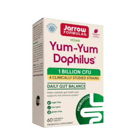Jarrow Formulas Yum-Yum Dophilus® 1 Billion Natural Raspberry - Пробиотик