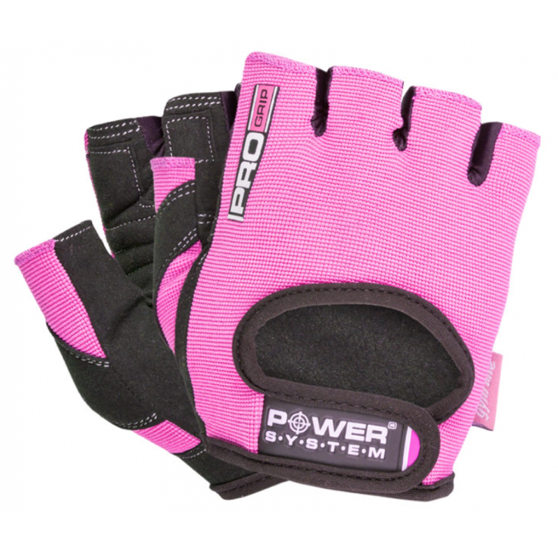 Power System Fitness Gloves Pro Grip - Pink - Дамски Фитнес Ръкавици