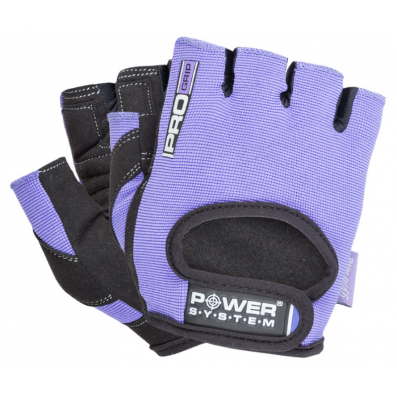 Power System Fitness Gloves Pro Grip - Purple - Дамски Фитнес Ръкавици