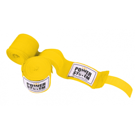 Power System Boxing Wraps - Yellow - Бинтове за Бокс