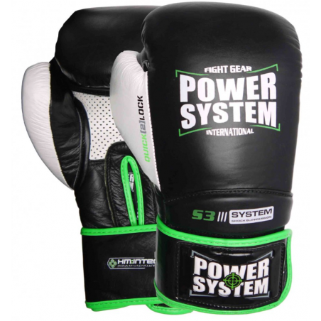 Power System Boxing Gloves Impact Evo - Black - Боксови Ръкавици