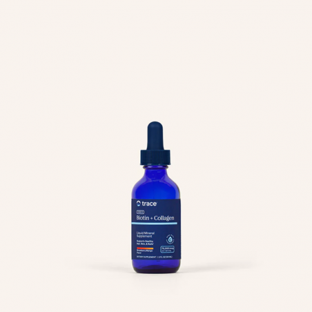 Trace Minerals Ionic Biotin + Collagen 75,000mcg - Йонен Биотин + Колаген