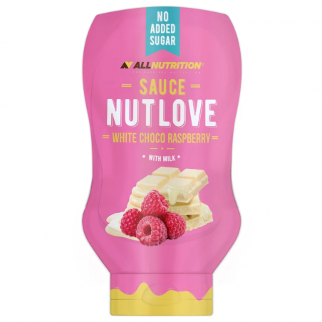 Allnutrition NutLove Sauce - White Choco Raspberry - Диетичен Сироп