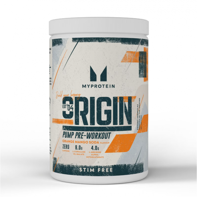 Myprotein Origin Pre-Workout Stim-Free - Азотен Бустер без Стимуланти