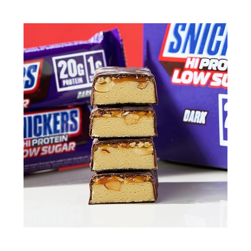 Mars Snickers Hi Protein Bar Low Sugar - Dark Chocolate - Протеинов Бар