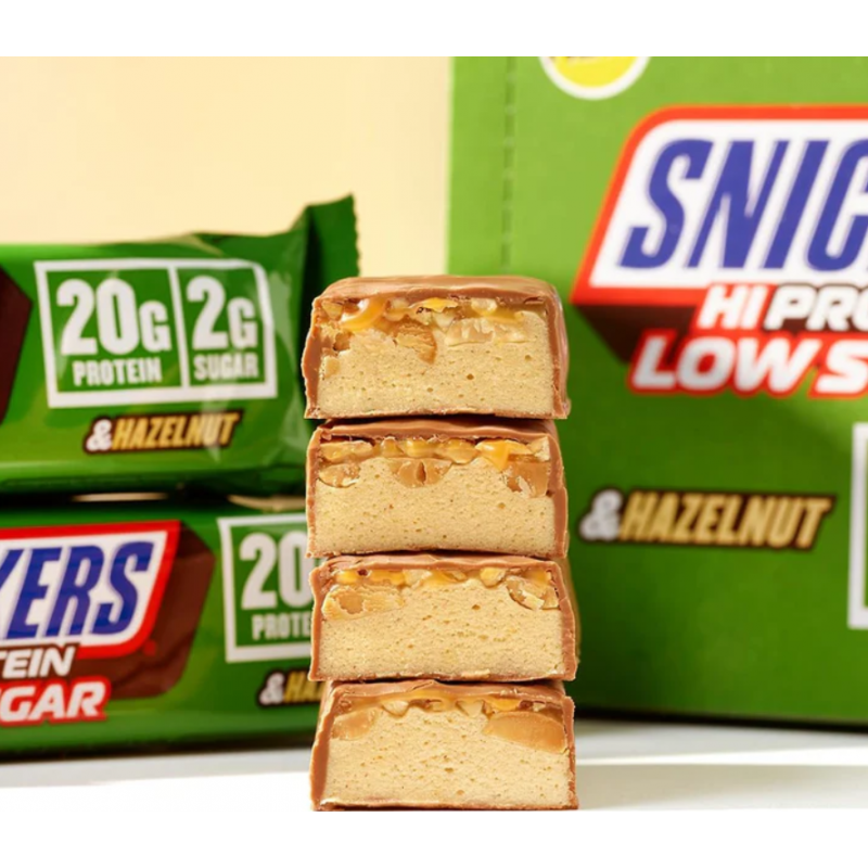 Mars Snickers Hi Protein Bar Low Sugar - Hazelnut - Протеинов Бар