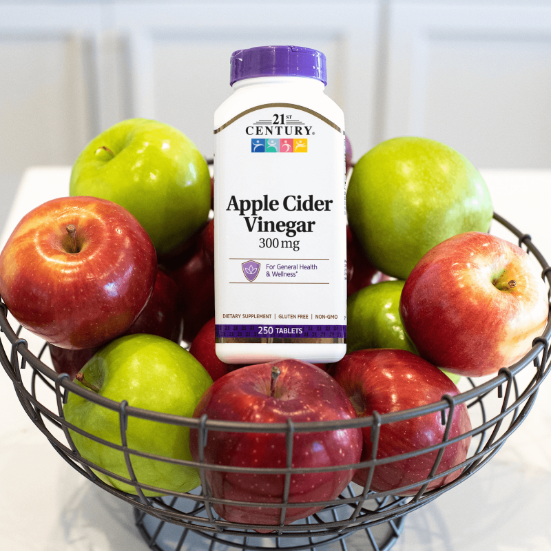 21st Century Apple Cider Vinegar 300mg - Ябълков Оцет