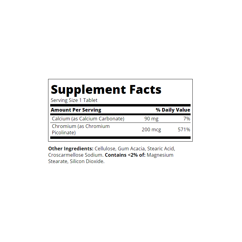 21st Century Chromium Picolinate 200mcg - Хром