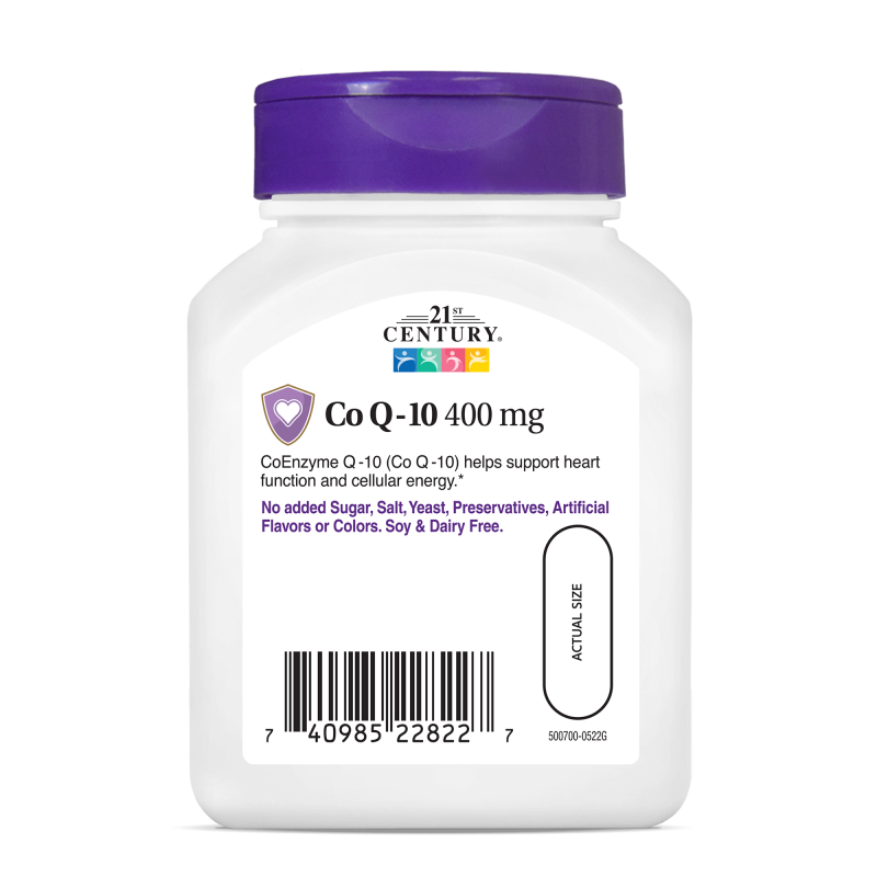 21st Century Co Q-10 400mg Caps - Коензим Q-10