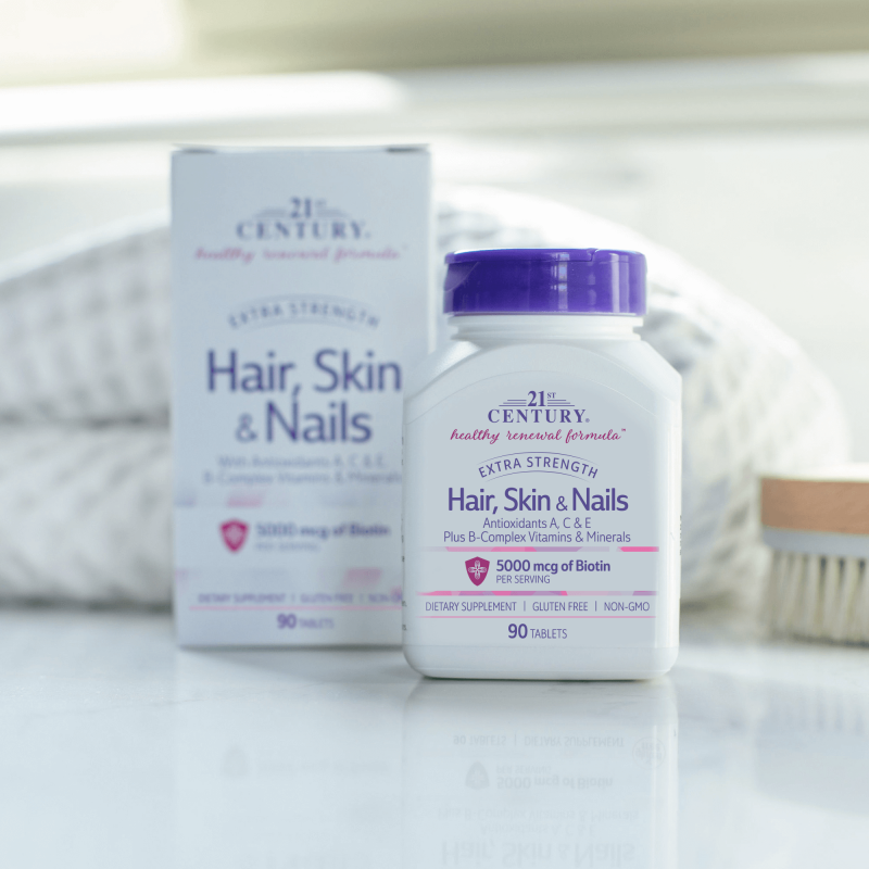 21st Century Hair, Skin & Nails Extra Strength - Формула за Коса, Кожа, Нокти