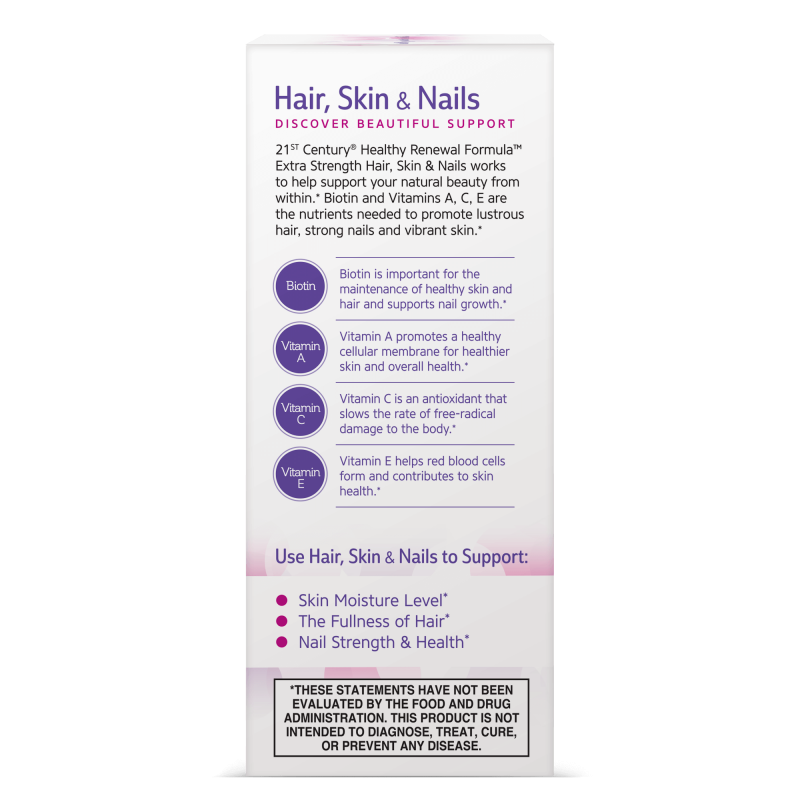 21st Century Hair, Skin & Nails Extra Strength - Формула за Коса, Кожа, Нокти