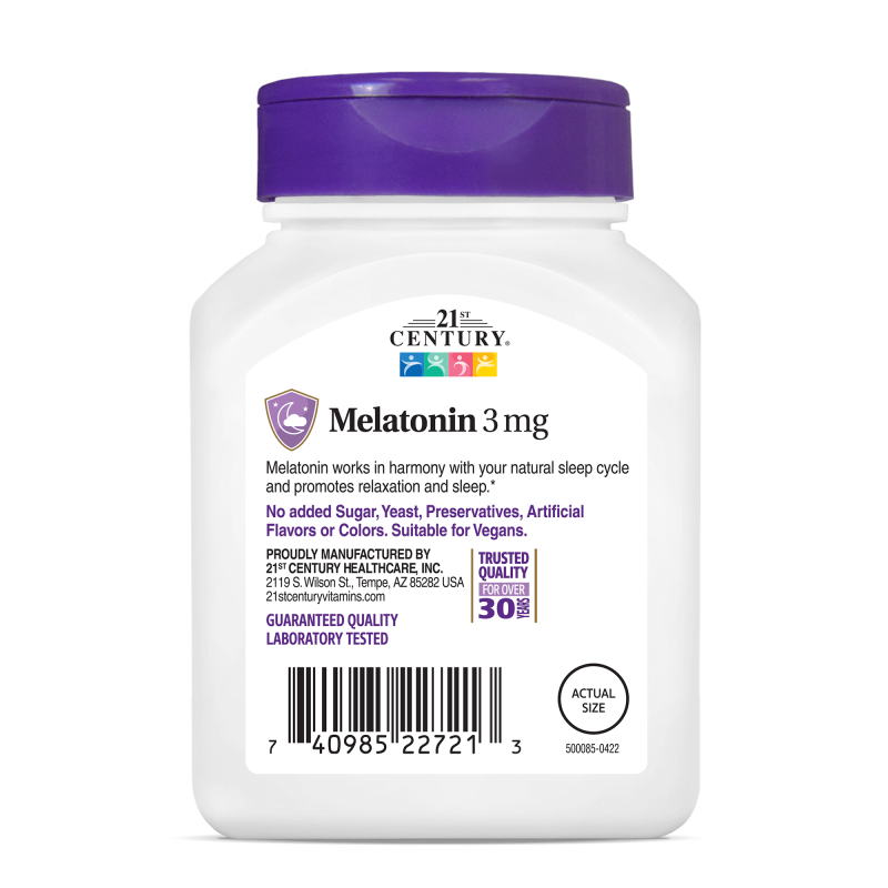 21st Century Melatonin 3mg - Мелатонин