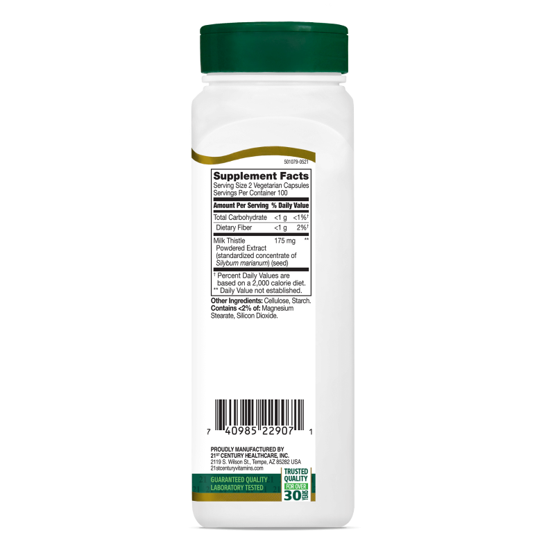 21st Century Milk Thistle Extract - Магарешки Бодил