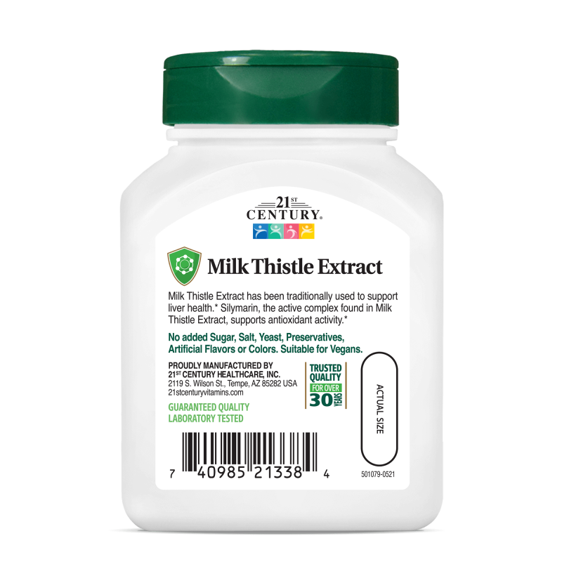 21st Century Milk Thistle Extract - Магарешки Бодил