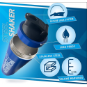 Applied Nutrition Stainless Steel Shaker - Blue - Метален Шейкър