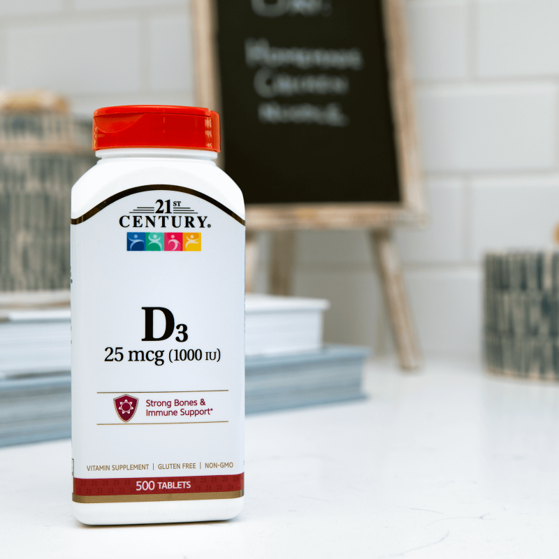 21st Century Vitamin D3 25mcg (1000IU) - Tabs - Витамин D