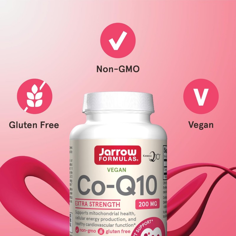 Jarrow Formulas Co-Q10 200mg - Coenzyme Q10 Ubiquinone - Коензим Q10