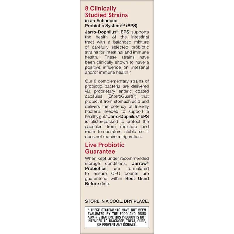 Jarrow Formulas Jarro-Dophilus EPS 25B - Пробиотик