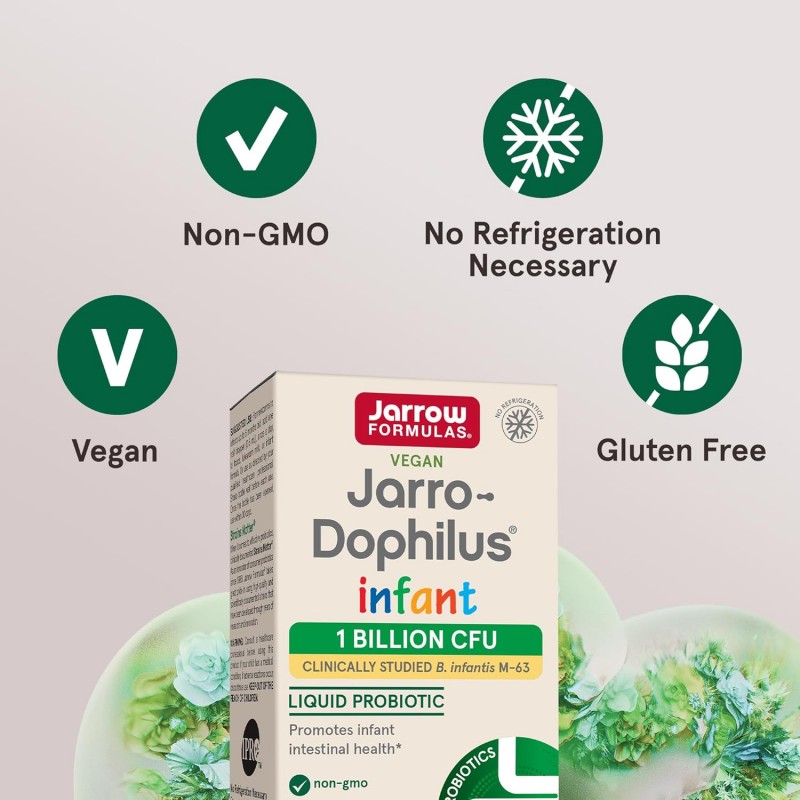 Jarrow Formulas Jarro-Dophilus Infant Drops - Пробиотик за Кърмачета и Бебета