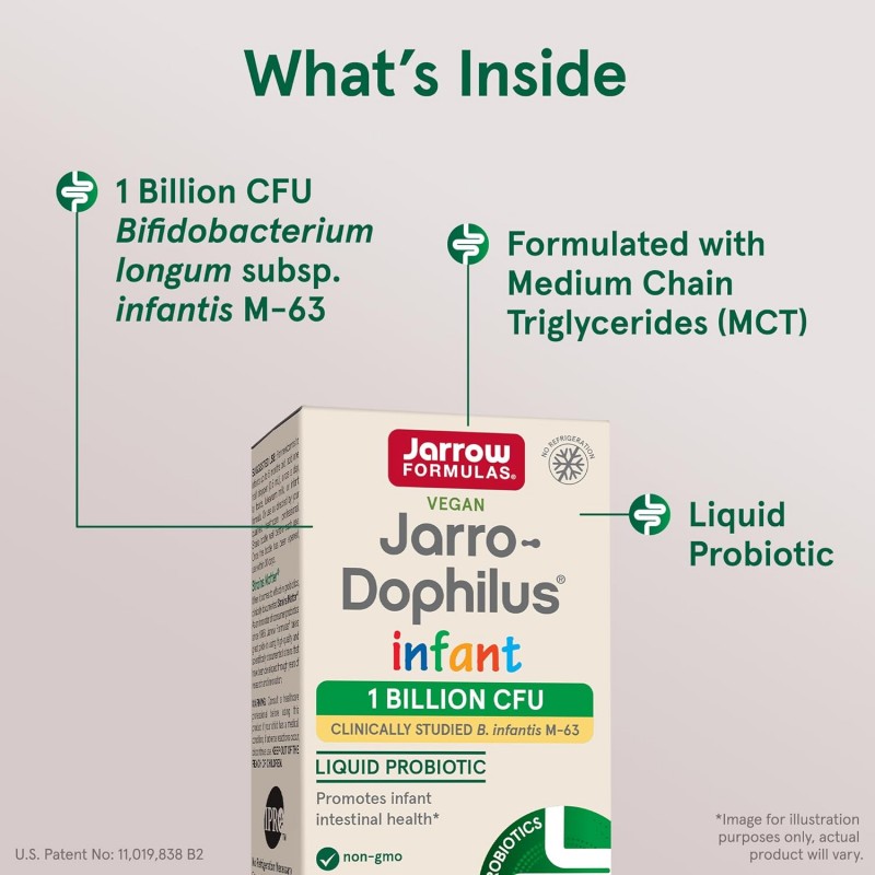 Jarrow Formulas Jarro-Dophilus Infant Drops - Пробиотик за Кърмачета и Бебета