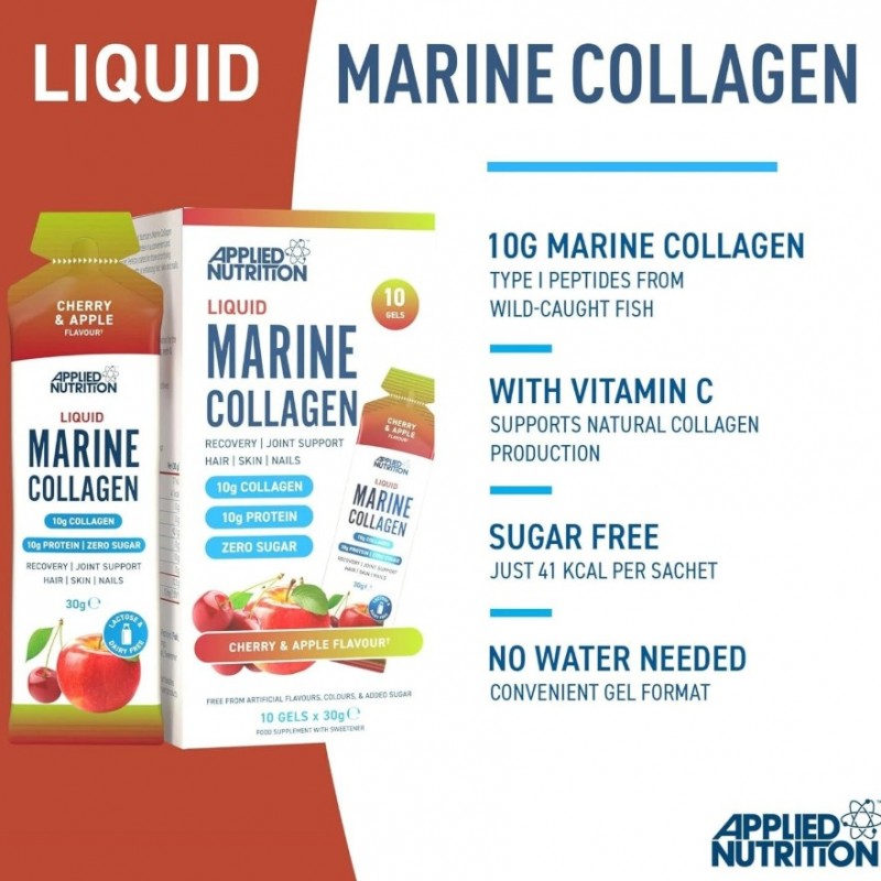 Applied Nutrition Marine Collagen Liquid - Течен Рибен Колаген