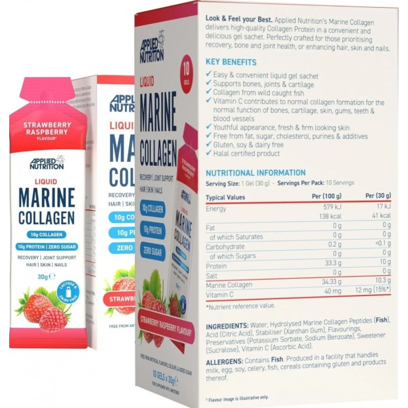 Applied Nutrition Marine Collagen Liquid - Течен Рибен Колаген