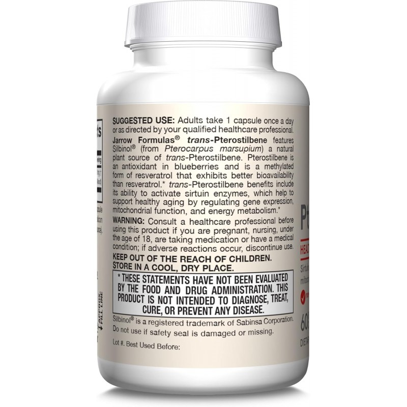Jarrow Formulas Pterostilbene 50mg - Птеростилбен