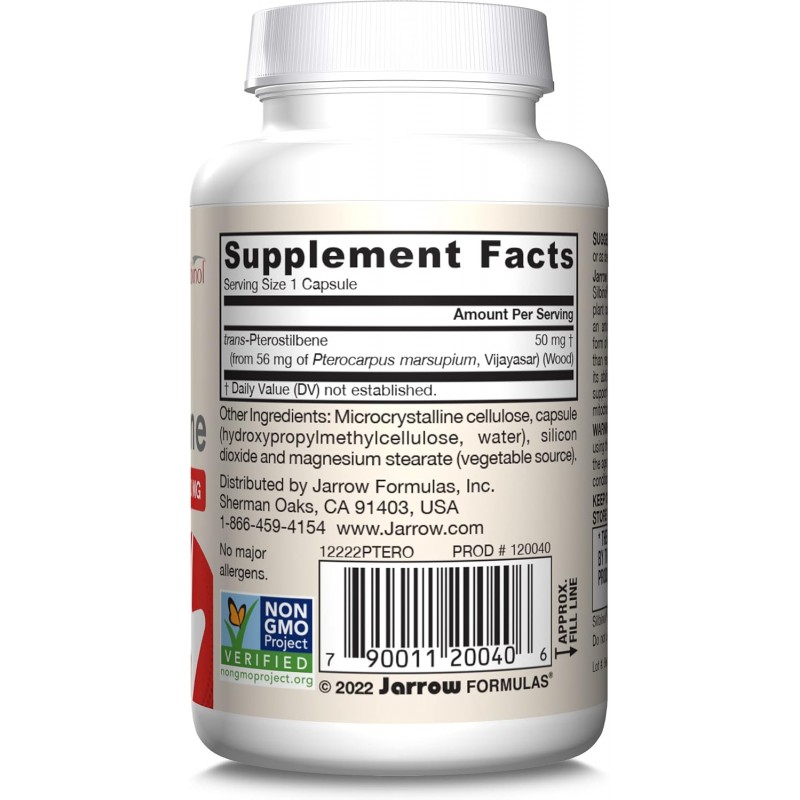 Jarrow Formulas Pterostilbene 50mg - Птеростилбен