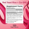 Jarrow Formulas Red Yeast Rice 1200mg + CoQ10 100mg - Мая от Червен Ориз + Коензим Q10