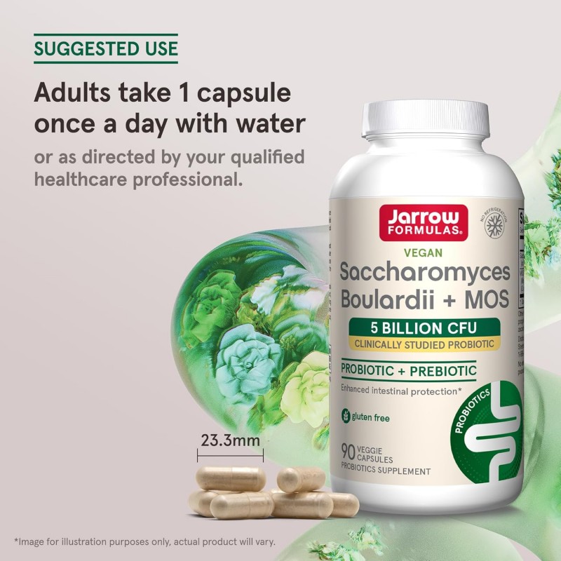 Jarrow Formulas Saccharomyces Boulardii + MOS - Пробиотик
