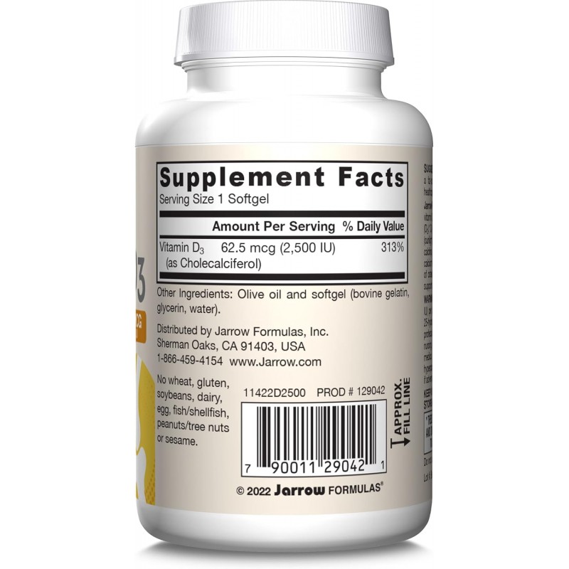 Jarrow Formulas Vitamin D3 2500 - Витамин D