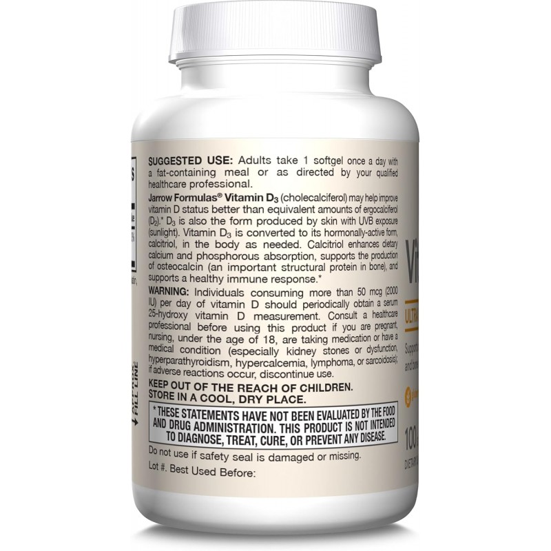 Jarrow Formulas Vitamin D3 2500 - Витамин D