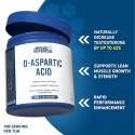 Applied Nutrition D-Aspartic Acid - Powder - D-Аспартанова Киселина
