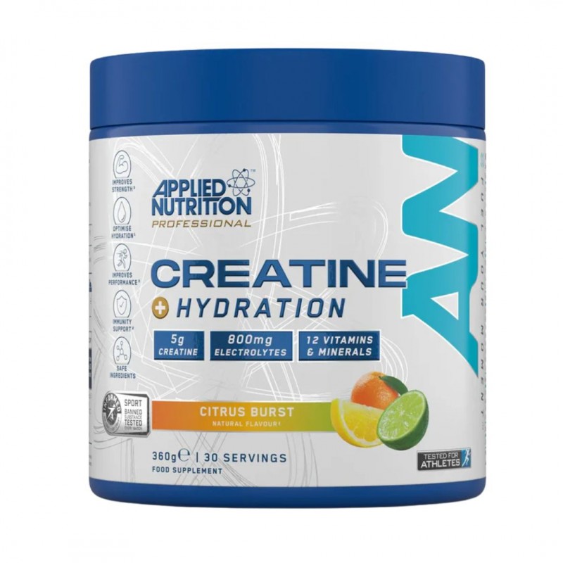 Applied Nutrition Creatine + Hydration Flavored - Креатин и Електролитна Формула
