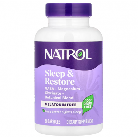 Natrol Sleep & Restore Melatonin Free - Caps - Формула За Сън